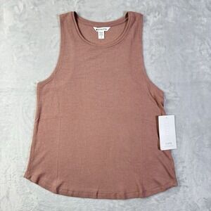 Athleta Well Rested Sleep Tank Pink Soft NWT Small Ribbed Stretchy Comfort